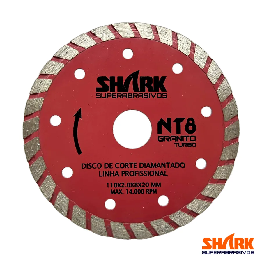 NT8 Granito Turbo da Shark Superabrasivos, foto 1 de 3
